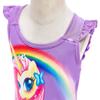 Dressy Daisy Girls Unicorn One Piece Bathing Suit Swimsuit Swimwear Size 5 Purple 054 view 4