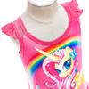 Dressy Daisy Girls Unicorn One Piece Bathing Suit Swimsuit Swimwear Size 4T Hot Pink 054 view 4