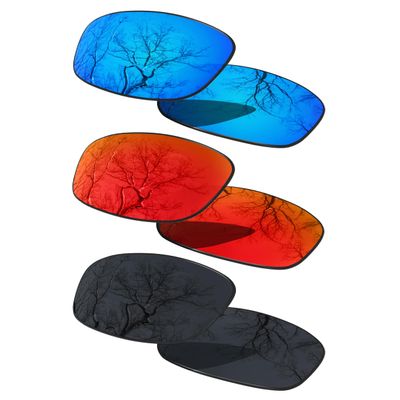 3 Pair Polarized Replacement Lenses for Oakley Fives Squared OO9238 Pack-IFB1