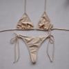 Tinpia Womens Thong Bikini Beach Brazilian Departure Beach Swimsuit String Biquini view 3