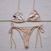 Tinpia Womens Thong Bikini Beach Brazilian Departure Beach Swimsuit String Biquini view 4