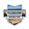 2-Pack Yellowstone National Park Decal Sticker | 4.7-Inches by 4.4-Inches | Premium Quality Vinyl Sticker | UV Protective Laminate | PD968 view 1