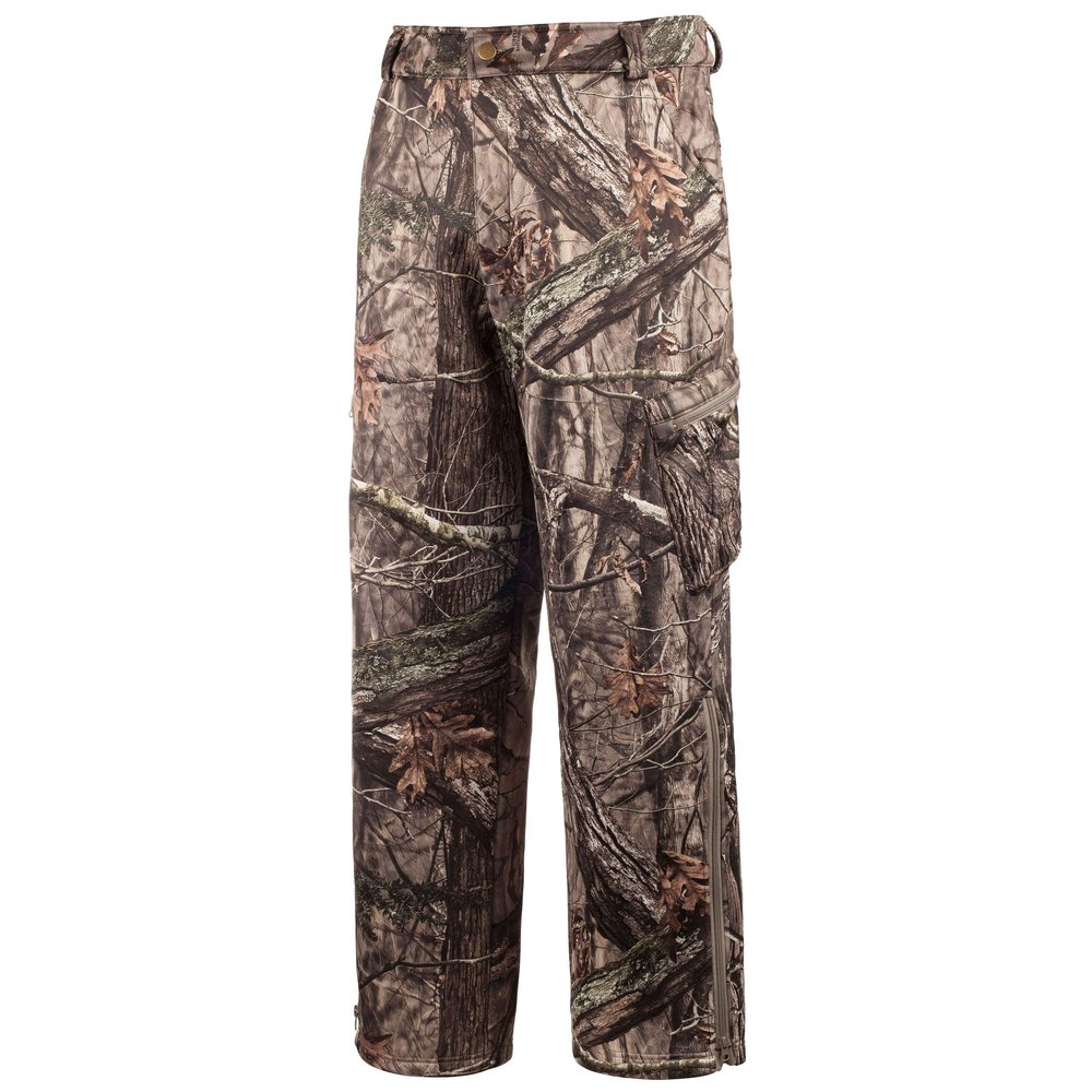 Huntworth Mens Mid Weight Soft Shell Hunting Pants, Hidden, Medium