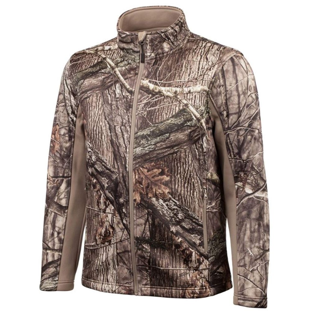 Huntworth Mens Mid Weight Soft Shell Hunting Jacket, Hidden, Medium