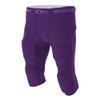 A4 Men's Flyless Football Pant 4XL PURPLE view 1