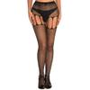 AROOMVE Sparkle Rhinestone Stocking, Women's Sexy Fishnet Tights Suspender Pantyhose view 1