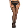 AROOMVE Sparkle Rhinestone Stocking, Women's Sexy Fishnet Tights Suspender Pantyhose view 3