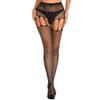 AROOMVE Sparkle Rhinestone Stocking, Women's Sexy Fishnet Tights Suspender Pantyhose view 4