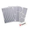 Salzmann 3M Reflective Stickers - Soft Stickers for Backpacks, Bikes, Helmets, prams, etc. - Made with 3M Reflective Material view 1