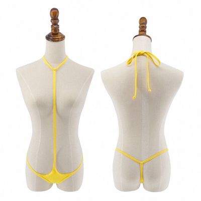 Tinpia Womens Exotic Micro Bikini Set Sunbath Beach Swimming Swimwear G-String Swimsuit