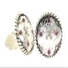 "CLIP-ON" Earrings"FIVE DESIGNS" Religouse and Spiritual Symbols (Cathedral Cross) view 2