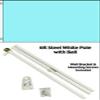 Moon 2x3 2x3 Advertising Solid Light Blue Flag White Pole Kit Gold Ball Top - Bright Color UV Resistant - Prime Outside Garden Cave Home Decor view 1