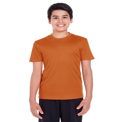 Team 365 Youth Zone Performance T-Shirt XS SPRT BRNT ORANGE