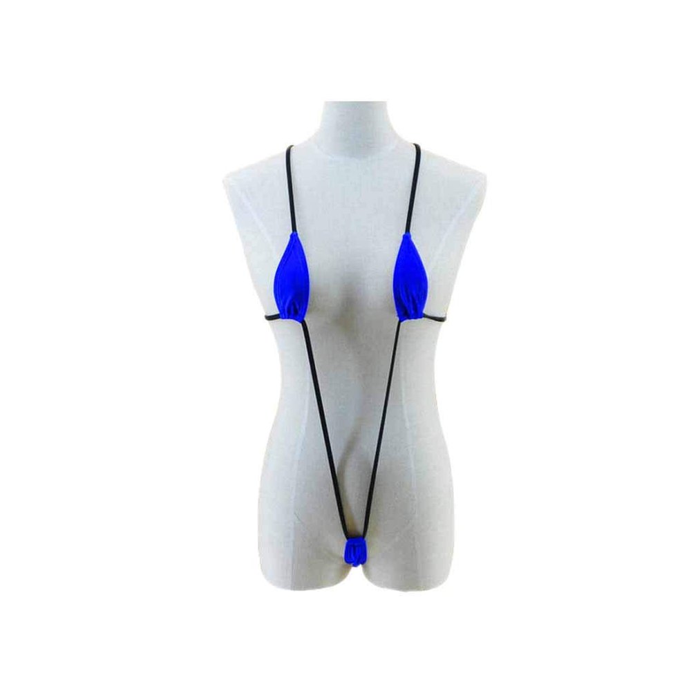 Tinpia Womens Extreme Micro Bikini Set Beach Swimwear Female Sex Teeny Sunbathing Swimming Costumes for Women Sexy G-String Swimsuit 17103 One Size