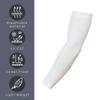 ARM Sleeves for Men and Women UV Cut Flexible & Durable by SOCKSCASTLE Aqua X (White 1 Pair) view 2
