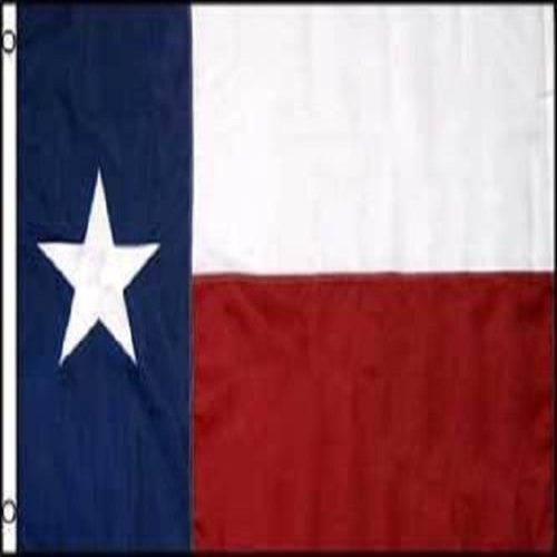 Moon 12x18 Embroidered State of Texas Appliqued Star 600D Sewn Nylon Flag 12''x18'' - Bright Color UV Resistant - Prime Outside Garden Cave Home Decor