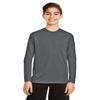 Team 365 Youth Zone Performance Long-Sleeve T-Shirt XS SPORT GRAPHITE view 1