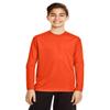 Team 365 Youth Zone Performance Long-Sleeve T-Shirt XS SPORT ORANGE view 1