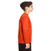 Team 365 Youth Zone Performance Long-Sleeve T-Shirt XS SPORT ORANGE view 3