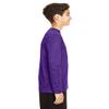Team 365 Youth Zone Performance Long-Sleeve T-Shirt M SPORT PURPLE view 2