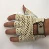 HJ Half Finger Golf Glove, LADIES LARGE, fits on LEFT HAND, 3-Gloves view 2