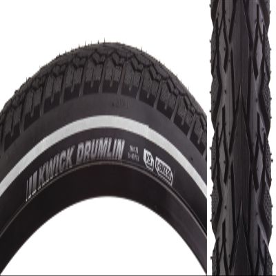 Kenda Kwick Drumlin Tire 26 x 1.75 SRC KS 60tpi WireBead, Reflective Tape