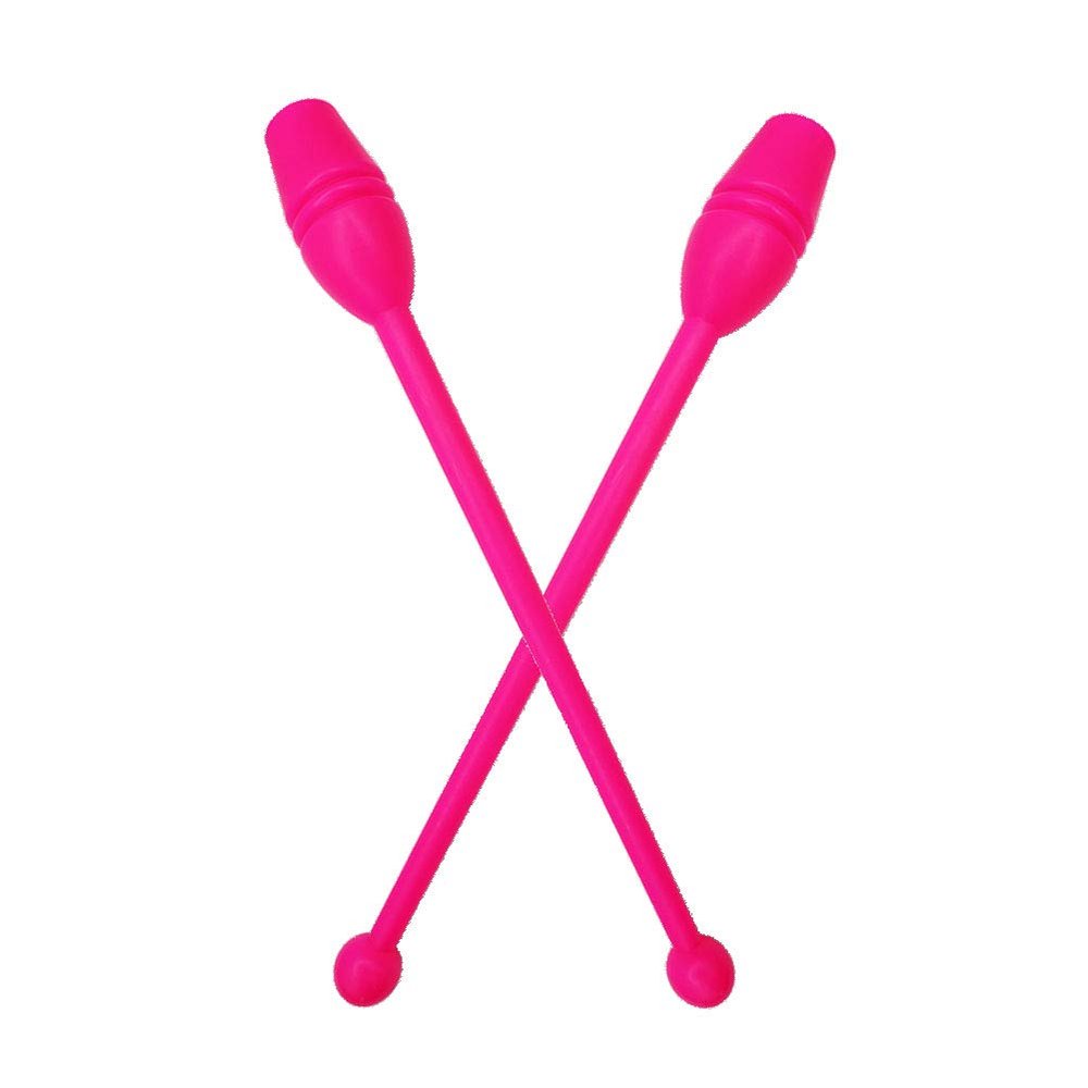 CGMJ 2 Pcs Rhythmic Gymnastics Stick Clubs Gymnastics Training Equipment Tool 13.38" Length