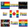 Moon 3x5 Wholesale Lot Canada Gay Pride Lesbian Female Set Flags Flag 3x5 - Bright Color UV Resistant - Prime Outside Garden Cave Home Decor view 1