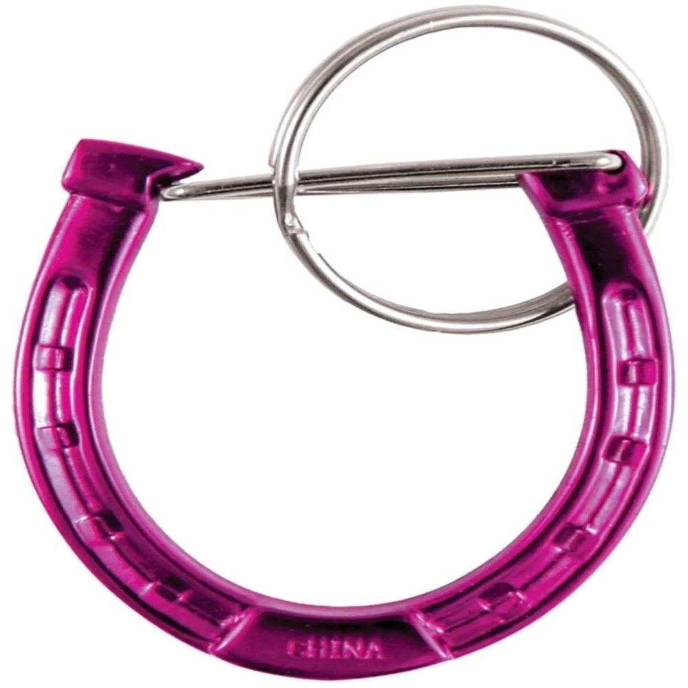 Hy-ko Kc525 Horseshoe C-Clip Carabiner, Pink (Pack of 5)