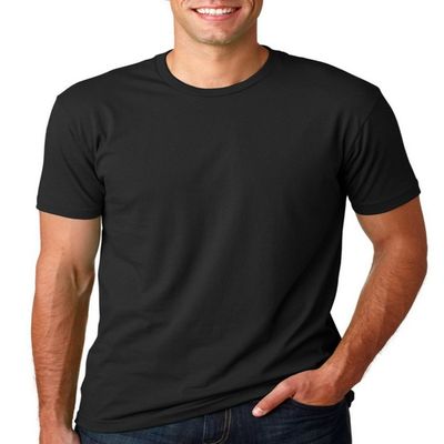Next Level Mens Premium Fitted Crew Black Large (Pack of 5)