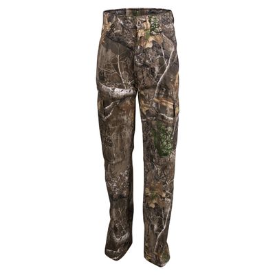 King's Camo KCK202 Kids Classic Design Cotton Regular Fit Six Pocket Hunting Cargo Pants, Realtree Edge, 4