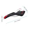 2Colors Pu Leather Bike Cycling Saddle Mountain Bike Comfortable with Soft Cushion for Women Men Cycling?o?Fit for Road Bike and Mountain Bike(Black & White) Mountain Bike view 2