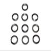 Sniper 11/16" Crush Washer with Black Oxide Finish 10-Pack view 2