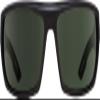 Spy Modern Square Bounty Matte Black ANSI Rx Happy Gray Green, Multi, One Size view 2