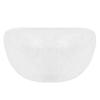 Alvivi Men's Sheer Mesh Ruffled Bikini Briefs Low Rise Silky Bulge Pouch Trunks Shorts Underwear White X-Large view 2