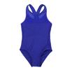 Agoky Girls' Mesh Splice Crisscross Cut Out Back Gymnastics Leotard Ballet Dance Top Athletic Shirt Dancewear Costume Blue 3-4 Years view 3