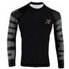 Roar No Gi Wear MMA Rash Guards & MMA Shorts Set BJJ Grappling Jitsu Training (Pro-Series-Black, Small) view 2
