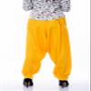 ladyline Womens Plain Yellow Rayon Salwar Pants with Pocket & Elastic Waist Closure Indian Yoga Kurti Pants view 3