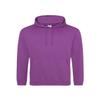 Men's 80/20 Midweight College Hooded Sweatshirt L MAGENTA MAGIC view 1