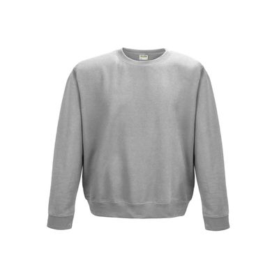 Adult 80/20 Midweight College Crewneck Sweatshirt S HEATHER GREY