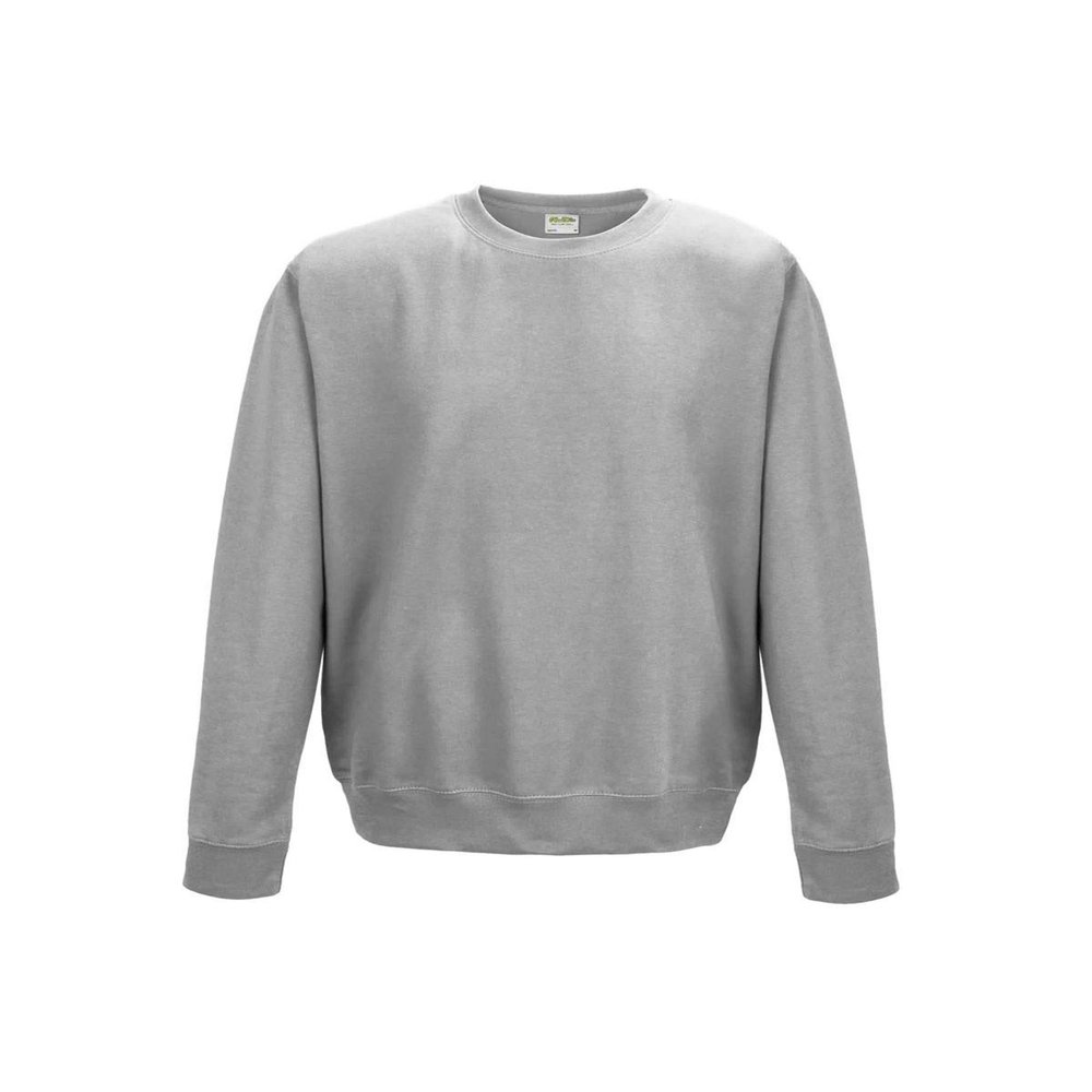 Adult 80/20 Midweight College Crewneck Sweatshirt S HEATHER GREY