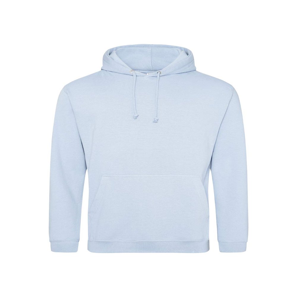 Just Hoods By AWDis Men's 80/20 Midweight College Hooded Sweatshirt 2XL SKY BLUE