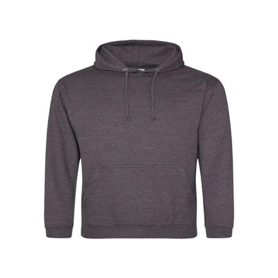Just Hoods By AWDis Men's 80/20 Midweight College Hooded Sweatshirt 4XL CHARCOAL