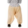 Womens Plain Beige Rayon Salwar Pants with Pocket & Elastic Waist Closure Indian Yoga Kurti Pants view 3