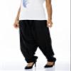 Womens Plain Black Rayon Salwar Pants with Pocket & Elastic Waist Closure Indian Yoga Kurti Pants view 2