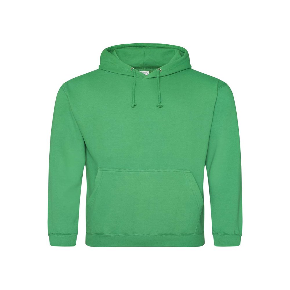 Men's 80/20 Midweight College Hooded Sweatshirt 2XL KELLY GREEN