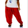 ladyline Womens Plain Dark Red Rayon Salwar Pants with Pocket & Elastic Waist Closure Indian Yoga Kurti Pants view 1