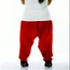 ladyline Womens Plain Dark Red Rayon Salwar Pants with Pocket & Elastic Waist Closure Indian Yoga Kurti Pants view 3
