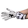 Football Gloves Baseball/Softball Batting Gloves Super Grip Finger Fit for Adult and Youth (White, L) view 3