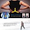 NonEcho Men Sauna Vest Hot Sweat Waist Trainer Corset Neoprene Tank Top Shapewear Slimming Shirt Workout Suit view 4